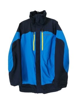 Columbia Men's Summit Crest Interchange Ski Jacket Blue yellow (S)